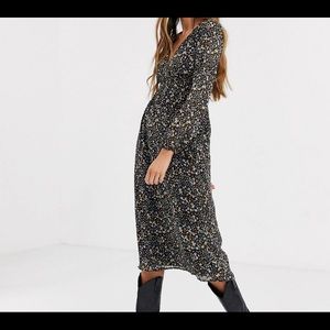 ASOS Midi Floral Print Dress